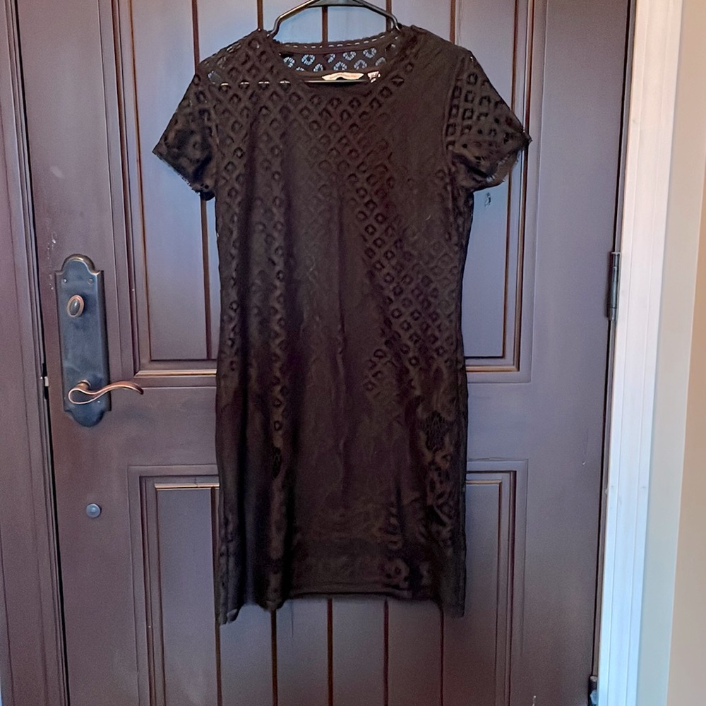 Isaac Mizrahi Live! Lace Overlay Cocktail Dress